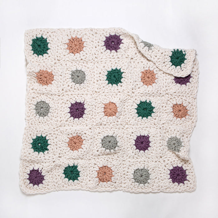 Jumbo Granny Square Blanket Crochet Kit - Wool Couture