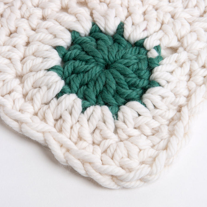 Jumbo Granny Square Blanket Crochet Kit - Wool Couture