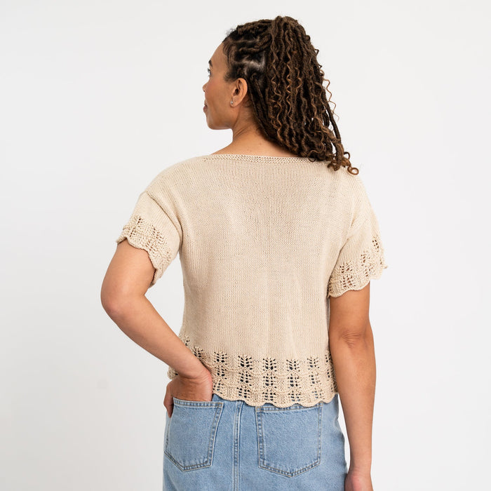 Lacy Top Knitting Kit - Wool Couture