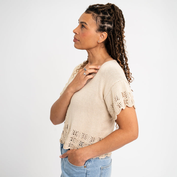 Lacy Top Knitting Kit - Wool Couture