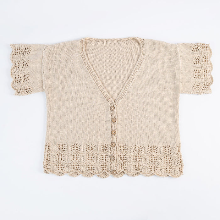 Lacy Top Knitting Kit - Wool Couture