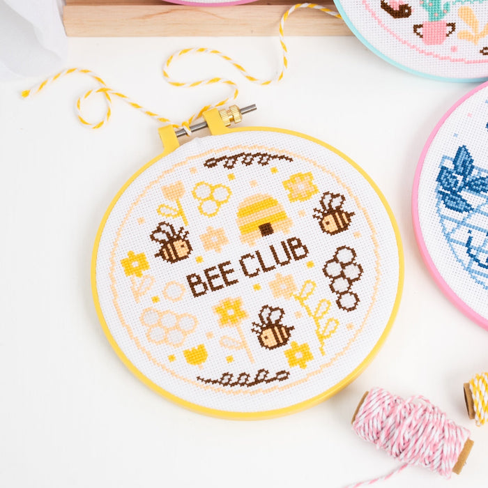 Learn to Cross Stitch Kit - Wool Couture