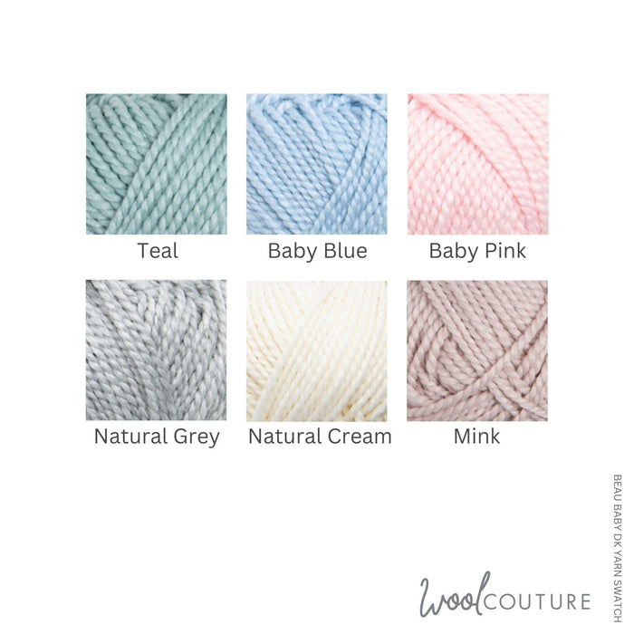 Lionel Lamb Baby Comforter Knitting Kit - Wool Couture