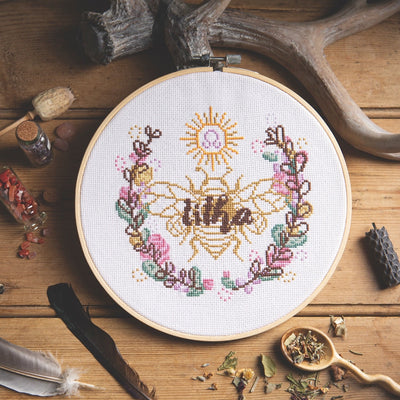 Litha Cross Stitch Kit - Wool Couture