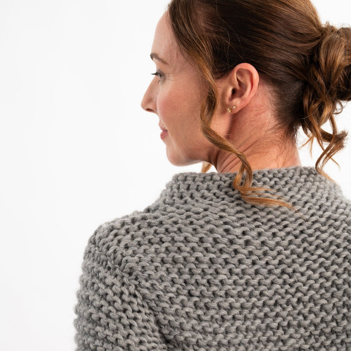 Lucinda Jumper Knitting Kit | FREE Workshop with Claire - Wool Couture