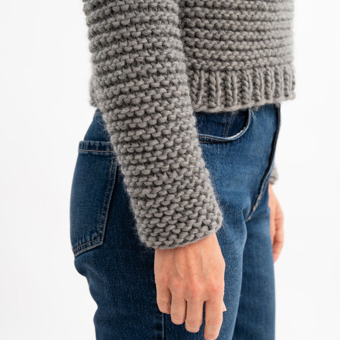Lucinda Jumper Knitting Kit | FREE Workshop with Claire - Wool Couture