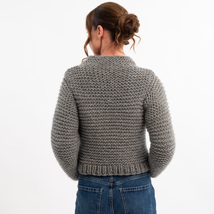 Lucinda Jumper Knitting Kit | FREE Workshop with Claire - Wool Couture