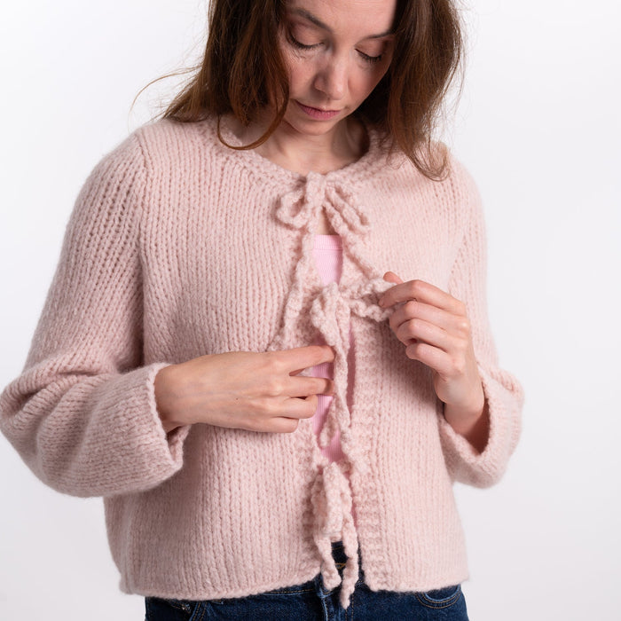 Lucy Cardigan Knitting Kit - Wool Couture