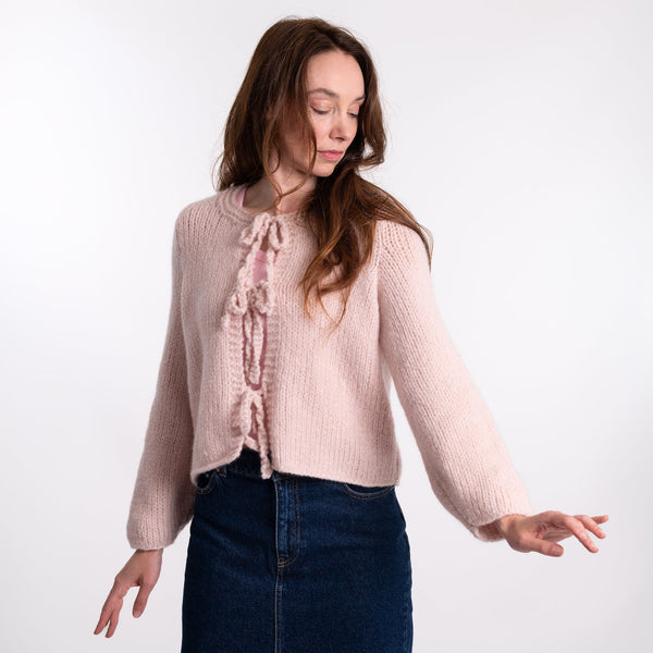 Lucy Cardigan Knitting Kit - Wool Couture