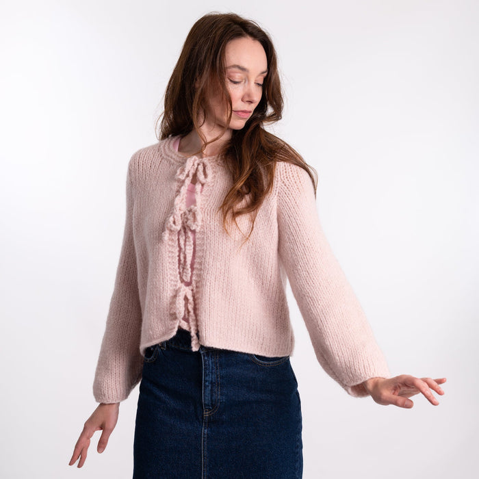 Lucy Cardigan Knitting Kit - Wool Couture
