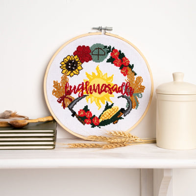 Lughnasadh Beginner Cross Stitch Kit - Wool Couture