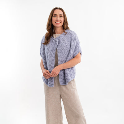 Luna Cardigan Easy Knitting Kit - Wool Couture