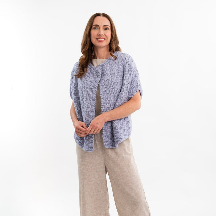 Luna Cardigan Easy Knitting Kit - Wool Couture