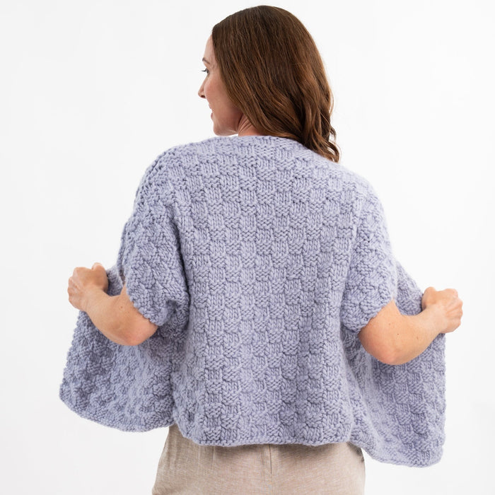 Luna Cardigan Easy Knitting Kit - Wool Couture