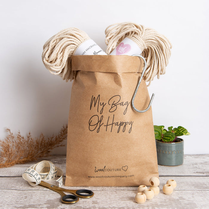 Macrame Rainbow Craft Kit - Wool Couture