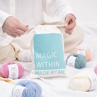 Magic Within Made By Me | Knitting & Crochet Project Bag - Wool Couture