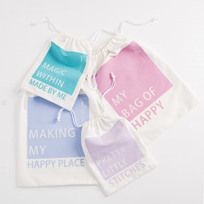 Making My Happy Place | Knitting & Crochet Project Bag - Wool Couture