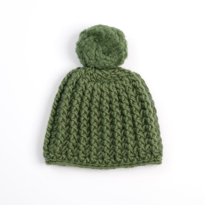 Melanie Pompom Hat Crochet Kit - Wool Couture
