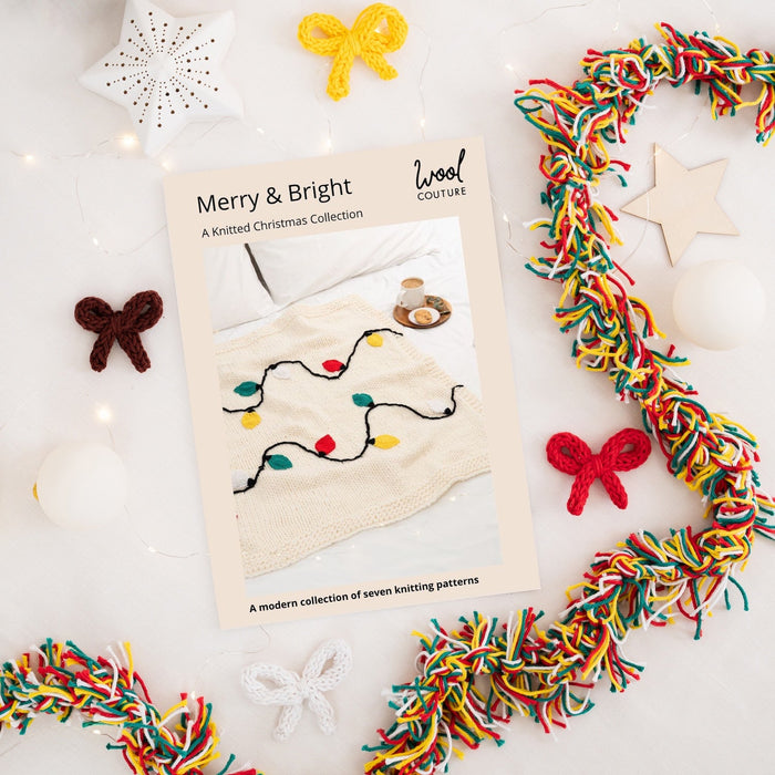 Merry & Bright Christmas Knitting Pattern Booklet - Wool Couture