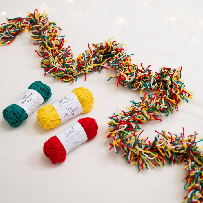 Merry & Bright Tinsel Crochet Kit - Wool Couture