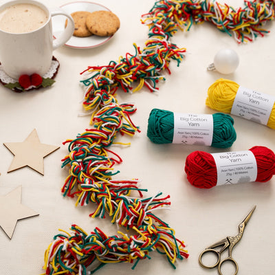 Merry & Bright Tinsel Knitting Kit - Wool Couture