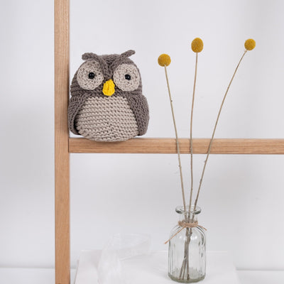Minerva Owl Knitting Kit - Wool Couture