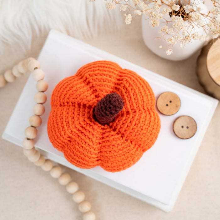 Mini Pumpkin Crochet Kit - Wool Couture