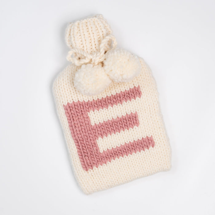 Monogram Hot Water Bottle Cover Knitting Kit - Wool Couture