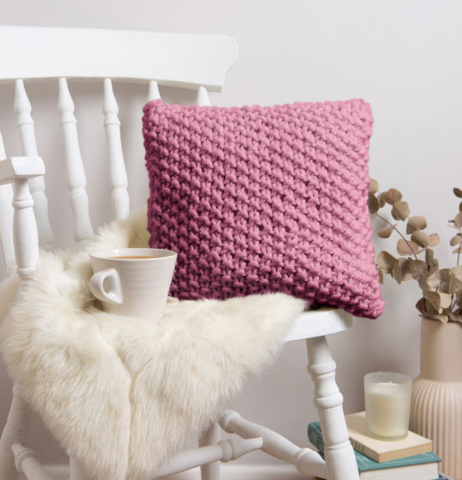 Moss Stitch Cushion Cover Knitting Kit - Wool Couture