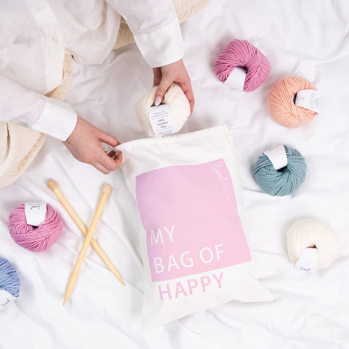 My Bag of Happy | Knitting & Crochet Project Bag - Wool Couture