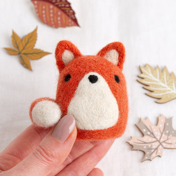 My Pocket Fox Needle Felting Kit - Wool Couture