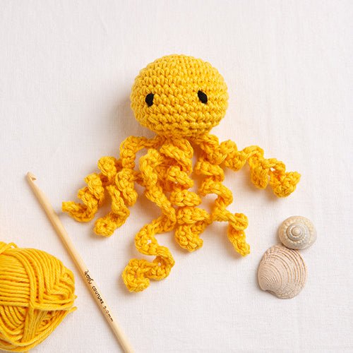 My Pocket Jellyfish Crochet Kit - Wool Couture