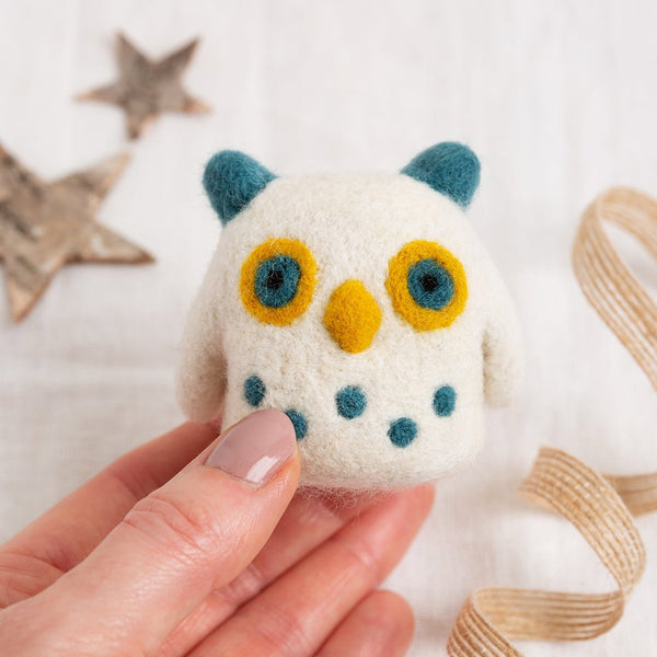 My Pocket Owl Needle Felting Kit - Wool Couture
