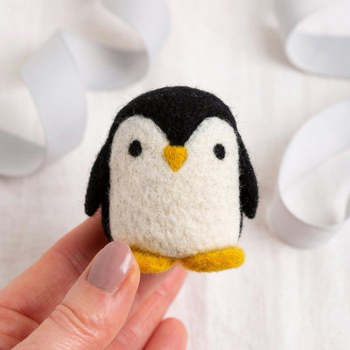 My Pocket Penguin Needle Felting Kit - Wool Couture