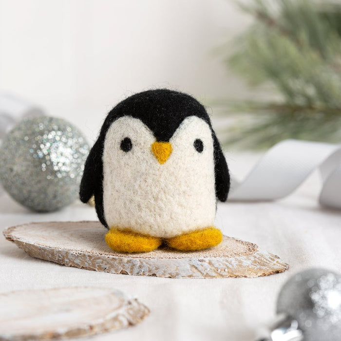 My Pocket Penguin Needle Felting Kit - Wool Couture