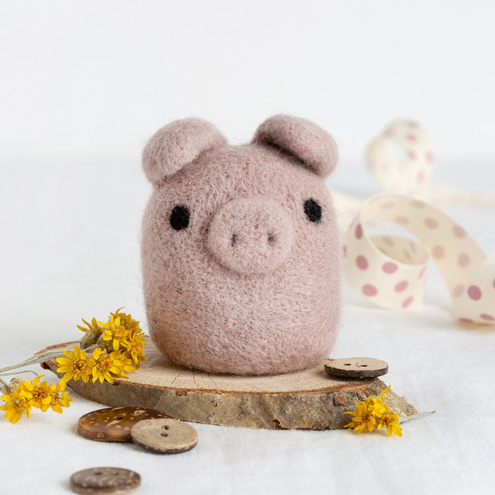 My Pocket Pig Needle Felting Kit - Wool Couture