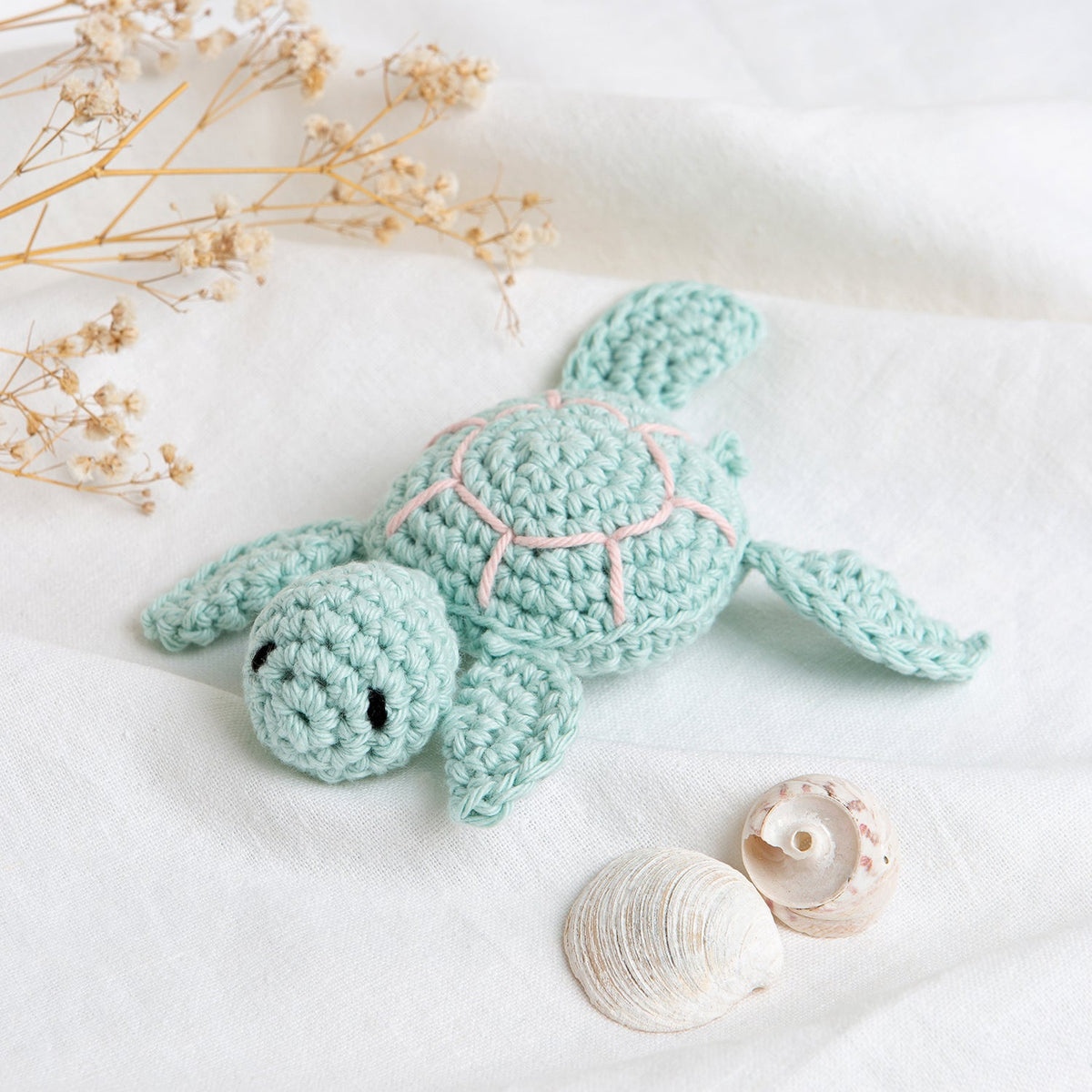 My Pocket Turtle Crochet Kit Wool Couture