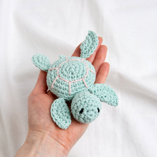 My Pocket Turtle Crochet Kit - Wool Couture