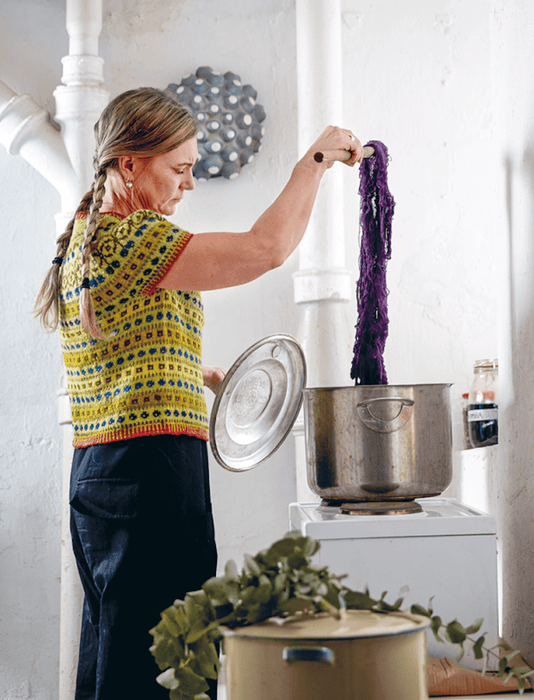 Natural Yarn Dyes by Anna Bauer & Eva Zethraeus - Wool Couture