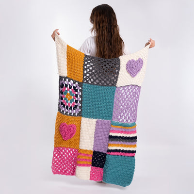 Patchwork Blanket Beginners Crochet Kit - Wool Couture
