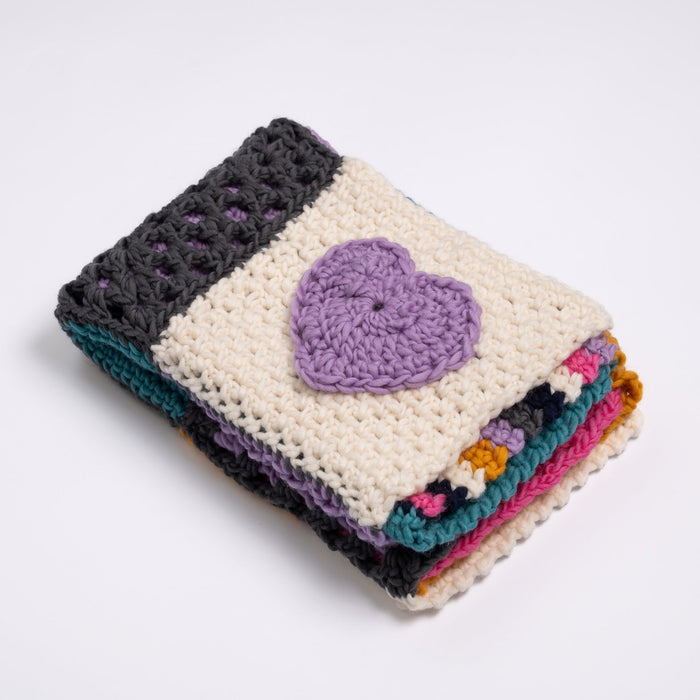 Patchwork Blanket Beginners Crochet Kit - Wool Couture