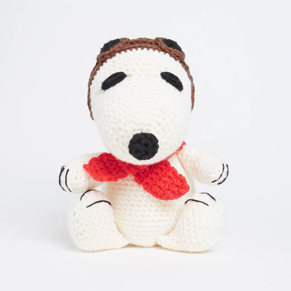 Peanuts: Pilot Snoopy Amigurumi Crochet Kit - Wool Couture