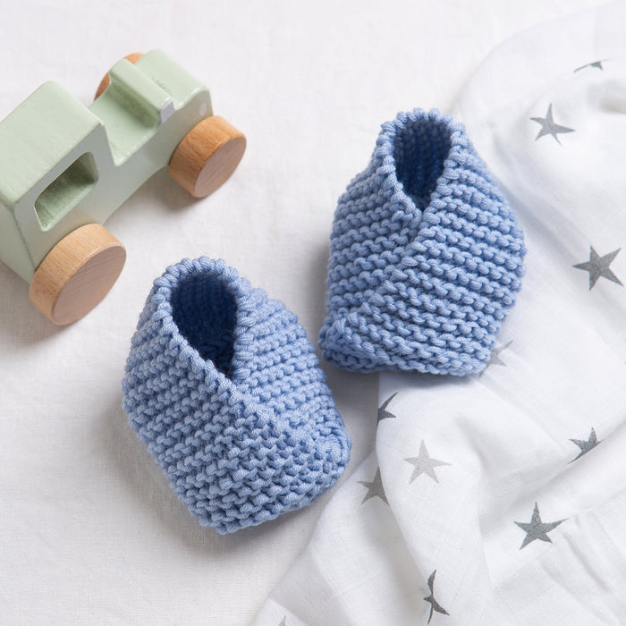 Personalised Baby Booties Knitting Kit - Wool Couture