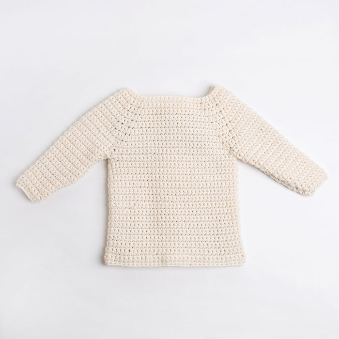 Personalised Baby Cardigan Crochet Kit - Wool Couture