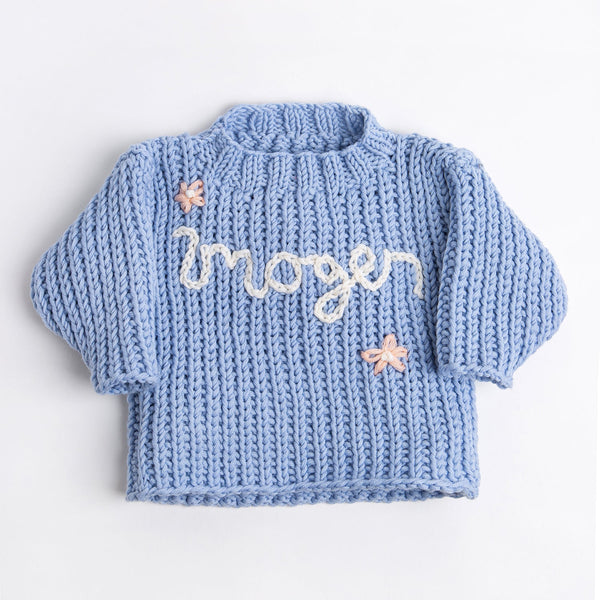 Personalised Baby Jumper Knitting Kit - Wool Couture