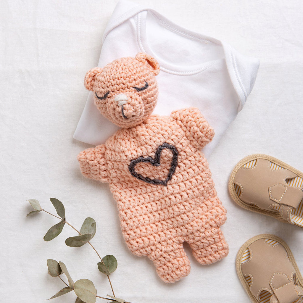 Personalised Teddy Comforter Crochet Kit