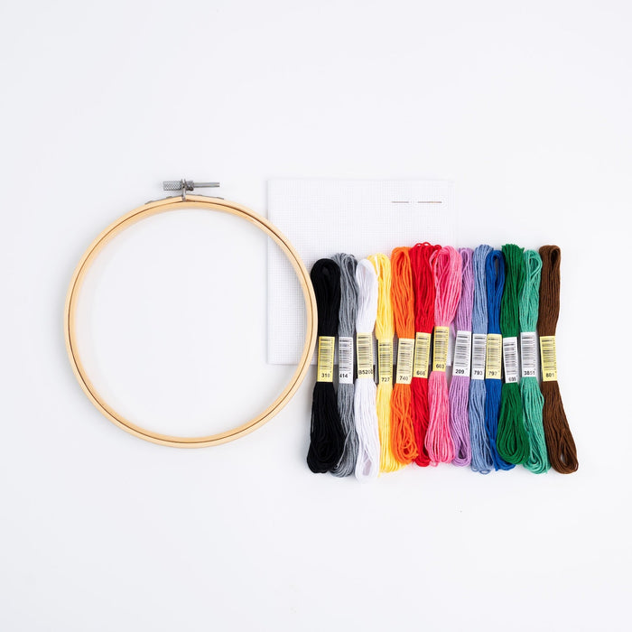 Positive Affirmation Cross Stitch Kit - Wool Couture
