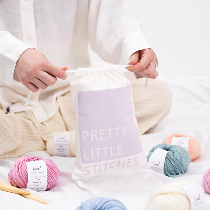 Pretty Little Stitches | Knitting & Crochet Project Bag - Wool Couture