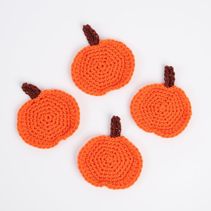 Pumpkin Coasters Crochet Kit - Wool Couture