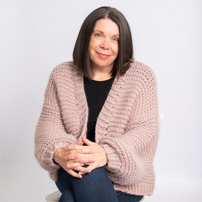 Saunton Cardigan Knitting Kit - Wool Couture